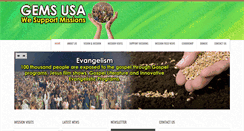 Desktop Screenshot of gems-usa.org